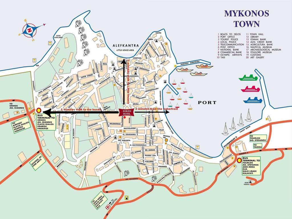 Zorzis Hotel Mykonos Town Værelse billede